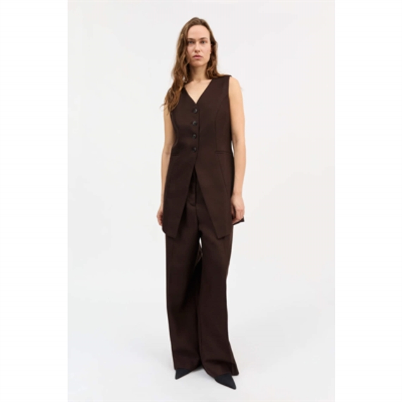 Skall Studio Erin Vest, Dark Brown 